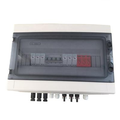 China Solar Power System SNDB-PV3/1 SUNNOM Circuit Breakers and Lightning 3 Input 1 Output PV Array Combiner Box for Off/On Grid Solar Power System for sale