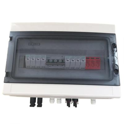 China Solar power system SNDB-PV4/1 1KW 2KW 3KW 5KW 10KW 1000v DC PV combiner box for 4 string solar panel for sale