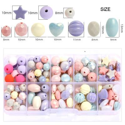 China New Product Bags Macaron Boxes Plastic Beads For Jewelry Making for sale