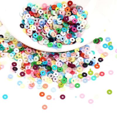 China Flatback Frosted Embroidered Round Sequins Fashion For Shoes And Clothing DIY Hats 10g/bag 2mm 3mm 4mm for sale