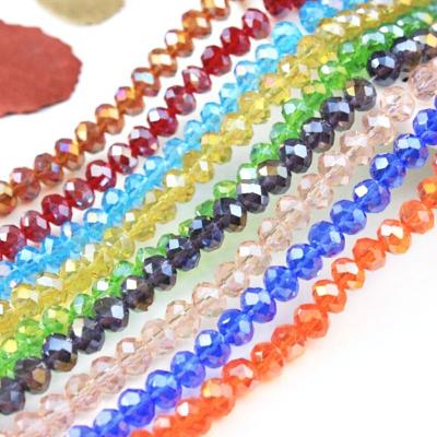 China Flatback Porcelain Jade Crystal Beads Wheel Beads Loose Crystal Rhinestone For DIY Beads 1mm-8mm for sale