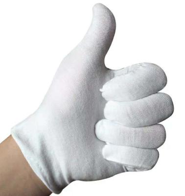 China 100%Cotton Or Polyester Cozy Comfortable White Gloves Black White ESD Formal Gloves Anti-Static for sale