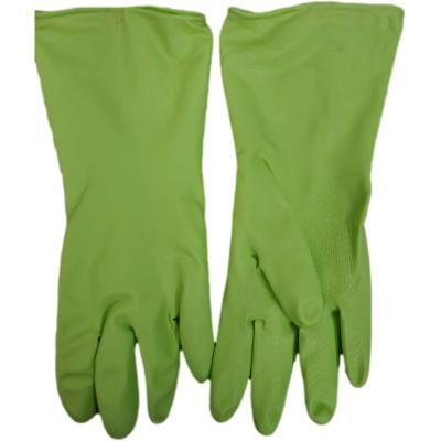 China Various Durable Promotional Household Goods Using The Latex-Green Waterproof Kitchen Glove Dishwashing Cleaning Gloves for sale