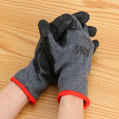 China Four Seasons Factory Wholesale Black Gauze Latex Gloves Thickened Nitrile Coated Protective Gloves Manufacturers Hand Gloves for sale