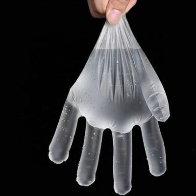 China Food Grade Waterproof Plastic Safety Band Disposable Elastic Gloves For Household Cleaning Use for sale