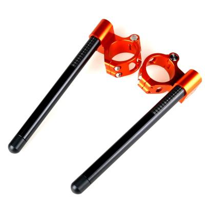 China 6061 Aluminum Alloy Motorcycle Universal Racing Adjustable Opening And Closing CNC Handlebar For KTM RC200 RC390 2014-2020 51MM for sale