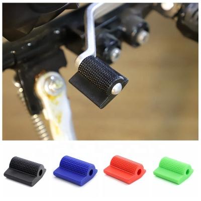 China Universal Non-Slip Lever Pedal Gear Shift Motorcycle Protector Peg Toe Gel Rubber Foot For Honda Kawasaki Yamaha Accessory for sale