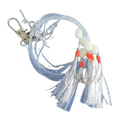 China Sea Fishing Mackerel Feather Pater Steel Nylon Rig Other Fishing Tackle for sale