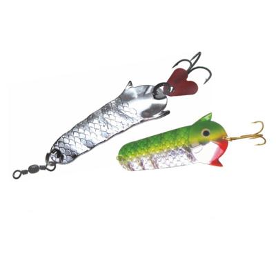 China classic spoon fishing lure, flashing stinger spoon light 020039 for sale