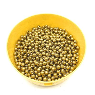 China Industry drilled copper ball Brass ballThreaded copper ball for sale