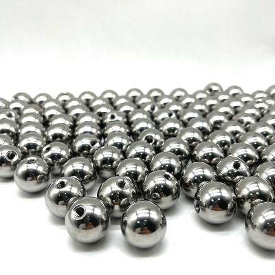 China Metal chrome steel ball with threaded hole chrome steel ball with hole chrome steel ball products for sale