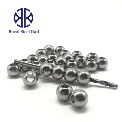 China Many stainless steel ball with hole for sale