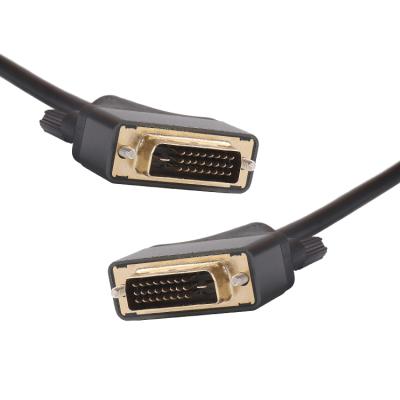 China Camera Gold Plated High Resolution Dvi Cable Black Color DVI 24+1 Cable Male To Male Customize Size 1meter DVI for sale