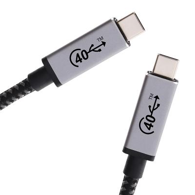 China Camera OEM PD USB 4.0 CABLE 100W Short 50cm Android Phone Type C To Type C Cable Fast Charging USB C Cable for sale