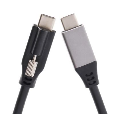 China Camera USB C Cable Type-C to Type-C with Single Security Screw Fast Charging Data Cable for sale