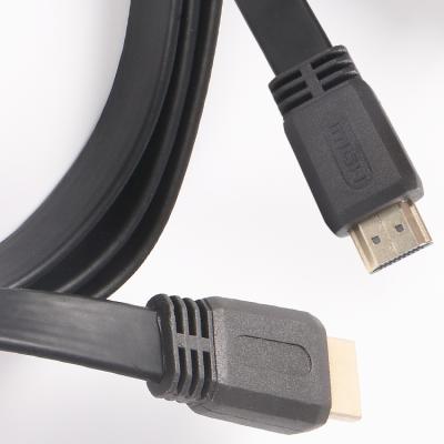 China Hot Sale 1m Camera Flat HDMI Male To Male Cable 4k60hz CCS 19+1 HDMI Cable For Flat TV HDTV DVD for sale