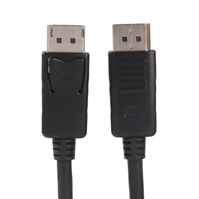 China Camera 1M DP Wire 4K60hz 1.2V HD DP Male to Male BLACK PVCmaterial Displayport Cable for sale