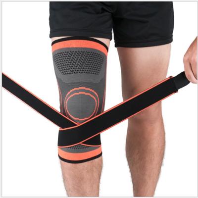 China Comfortable High Quality Sports Running Fitness Gym Knee Sleeve Strap Knee Bandage Compression Adjustment Knee Brace Support for sale