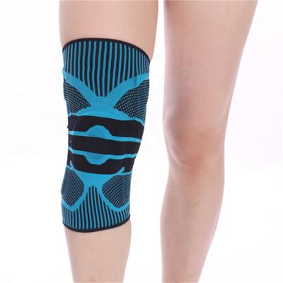 China Best Comfortable Elastic Knee Sleeve High Compression Silicone Knee Support Knee Brace for Men and Women for sale