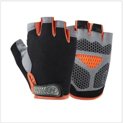 China Uparge Customized Half Finger Outdoor Sports Gloves Half Finger Cycling Fitness Weight Lifting Push Up Gloves Breathable Non-slip for sale