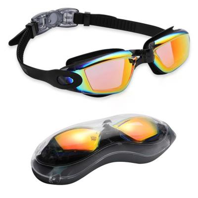 China Anti UV Protection Adult Non Leaking Swimming UV Anti Fog Anti Fog Goggles From Amazon Best Selling Swim Goggles Glass for sale