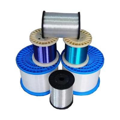 China Sustainable Pure Transparent Nylon Thread Used For Nylon Invisible Zipper Top Stop Me Type Ultrasonic Zipper Accessories Material for sale