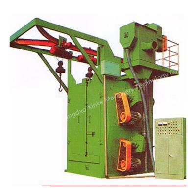 China Building Material Shops Automatic Hook Type Aluminum Steel Plate shot blasting machine for small and large Advanced casting for sale