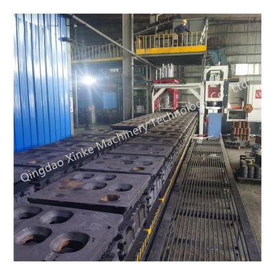 China High Efficency Automatic Z426 horizontal flaskless Sand Casting Molding Machine and clay sand regeneration complete line for sale