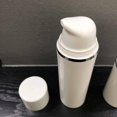 China Personal Skin Care Packaging New Design PP Pump Bottle 15ML 30ML 50ML Luxury White Airless Airless Pump Bottle for sale