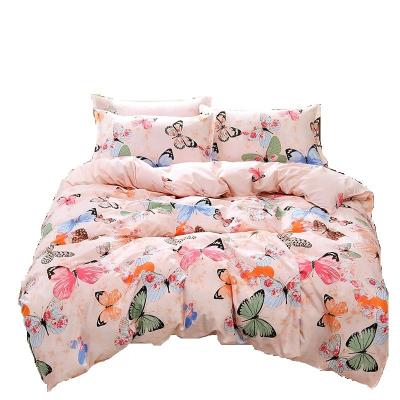 China 100% Polyester Soft Comfortable Textile Sale Quilt Flat Sheet Luxury Bedding Set Home Hot Nondisposable Price For Home Hotel for sale