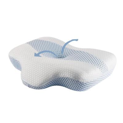 China Anti-Static Cervical Neck And Shoulder Pain Memory Foam Contoured Support Pillow Side Sleepers Recline Contour Pillows for sale