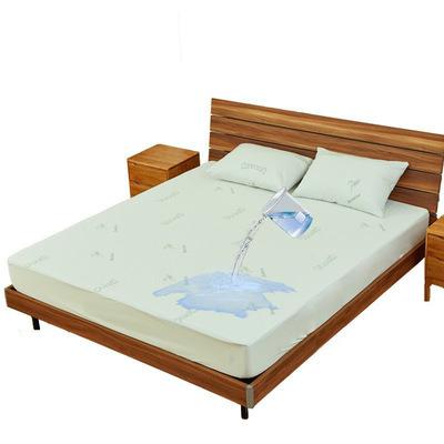 China Single Crib Bamboo Waterproof Mattress Protector Waterproof Cotton Cover Fitted Printed Sheet for sale