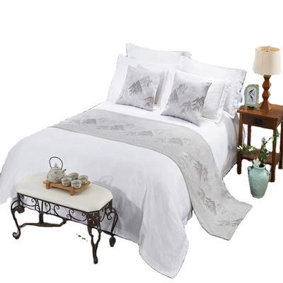 China Disposable Luxury Bedding Set Queen 400Tc King Size Bed Linen Twin Hotel Fitted 100% Cotton Bed Sheet for sale