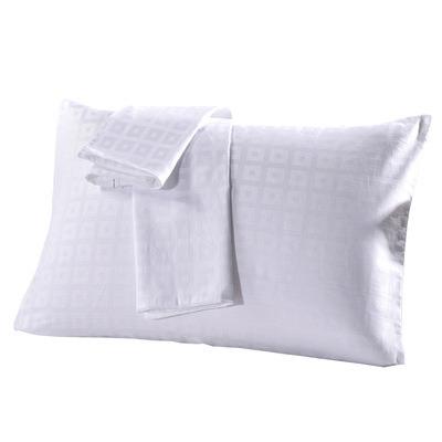 China Custom High Quality 100% Cotton Anti-Static Hot Sale Warehouse Hotel Home Pillow Cases 2 Pieces for sale