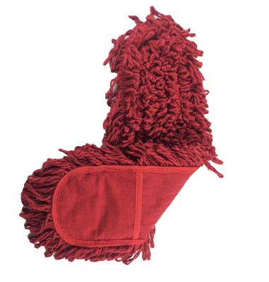 China Viable hot sale in Korea 60cm red handheld dust mop flat head with oil for industry cleaning for sale