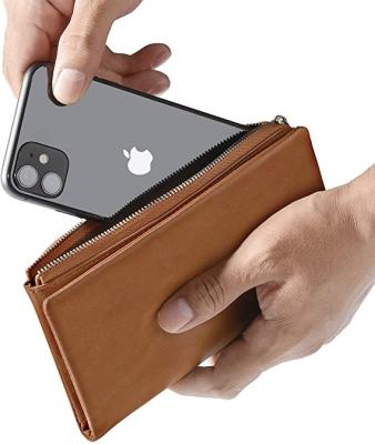 China Waterproof Smart Metal Clip Money Pocket Coin Card Holder Wallet Genuine Leather Men For BMW Luxury Fashion for sale