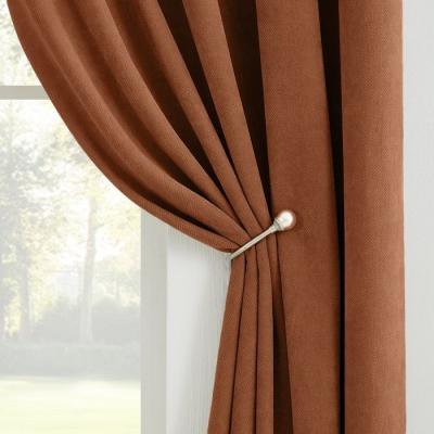 China Luxury Hotel Living Room Blackout Curtain Chenille Blackout Curtains Solid Textile Fabric Window Drapes for sale