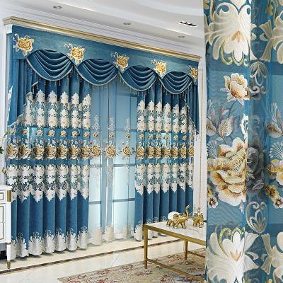 China Blackout China Factory Wholesale Home Decor Embroidery Sheer Soft Curtain for sale