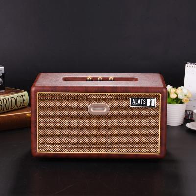 China Factory Price 60W BT5.0 USB Optical High Fidelity Stereo Vintage USB AUX WiFi Active Speaker. wireless speaker for sale