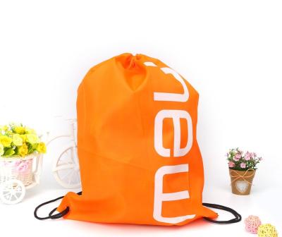 China Wholesale Promotion XC Gift Shopping Bags Folding Reusable Polyester Bag Drawstring Bags for sale