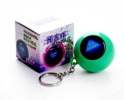 China Promotional Toy Supply Customized Logo Magic 8 Ball With Key Chain For Promotion for sale