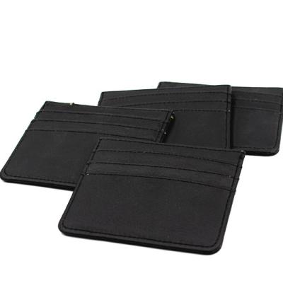 China NATIONAL product PU leather credit card holder, online sell PU leather any logo is ok for sale