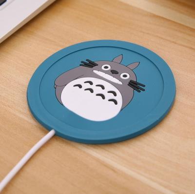 China Viable Heated Warmer Silicone PVC Insulation USB Electric Coaster for sale