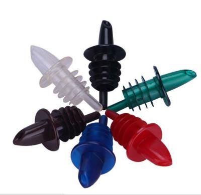 China Disposable PS Drip Stop Wine Pourer, Plastic Drip Stop Wine Bottle Plastic Pourer Different Colors Pourer for sale