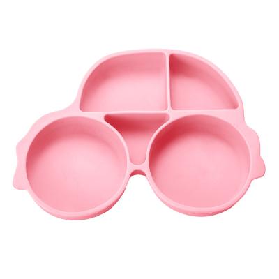 China Sustainable Silicone Children's Dish , Children's Silicone Dinner Dish for sale