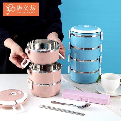 China Viable Stainless Steel Tedemei Tiffin Bento Lunch Box Food Container Fiambrera 4 Tier Rusable Plastic Carrier Box And Basket With Bag for sale