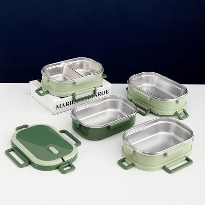 China Viable Tedemei 304 Stainless Steel Bento Box Tiffin Tedemei Lunch Box Airtight Locked Container With Contrast Color In Row 4 for sale