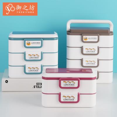 China High Quality Viable Leakproof Cute Rectangle Bento Stainless Steel Food Storage Container Lunch Box With Bag And Cutlery for sale