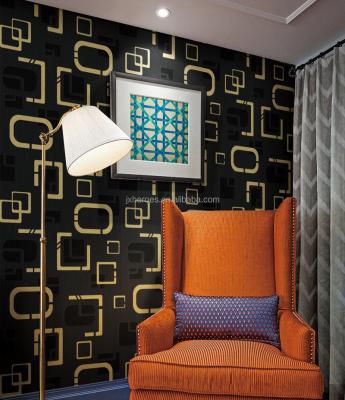 China Modern Exquisite Pattern Gold Foil Material High-end Style 3D Wallpaper for sale