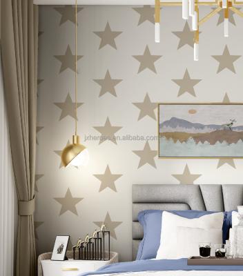 China Modern American Simple Plain Five Star Profile Room Acute Luxury Wallpaper for sale